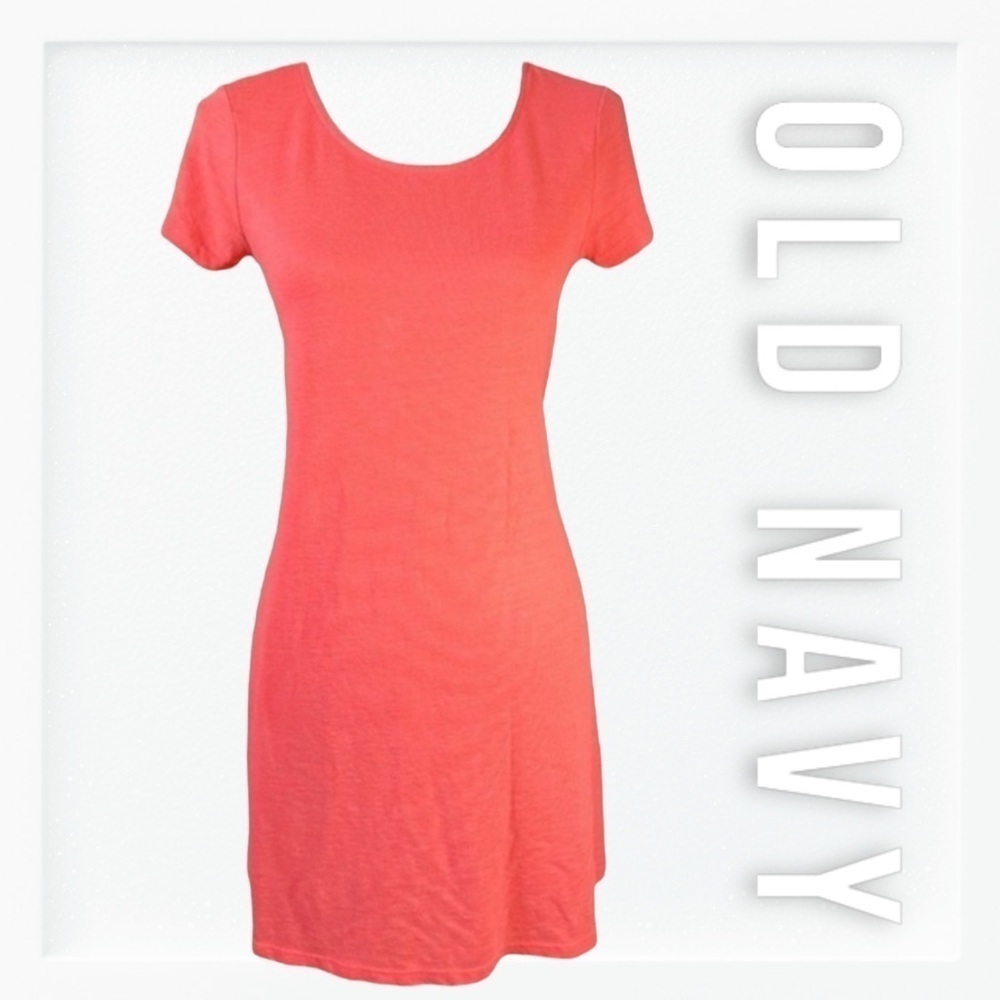 Old Navy Lightweight Tangerine A-Line Swing Dress sz S